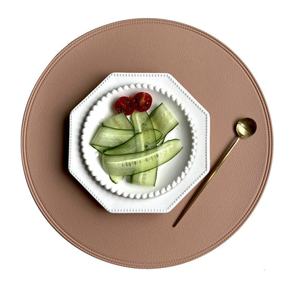 Imitation Leather Placemats, Placemats, Heat Insulation Placemats, Western Placemats - Hearth & Lume