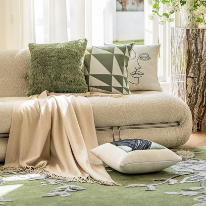 Green Pillow Bedside Cushion Nordic Sofa Pillow Cases - Hearth & Lume