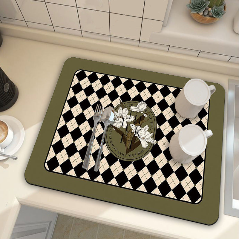 Diatom Ooze Absorbent Kitchen Table Mat