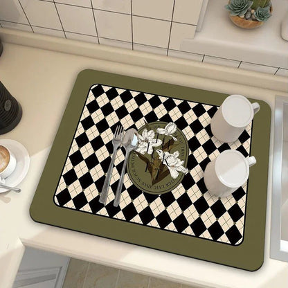 Diatom Ooze Absorbent Kitchen Table Mat - Hearth & Lume