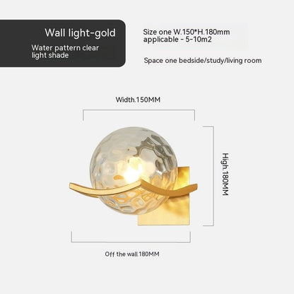 Simple Bedroom Bedside European Wall Lamp - Hearth & Lume