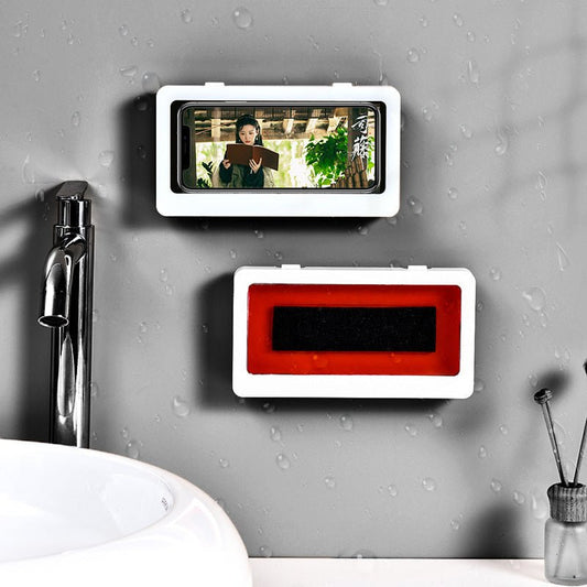 Wall Mounted Punch Free Bathroom Phone Rack - Hearth & Lume