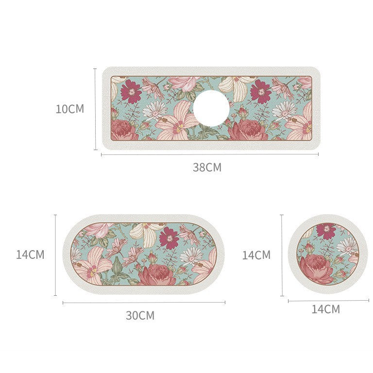 Simple Drain Pad Bathroom Faucet Suction Speed Cheers Pad