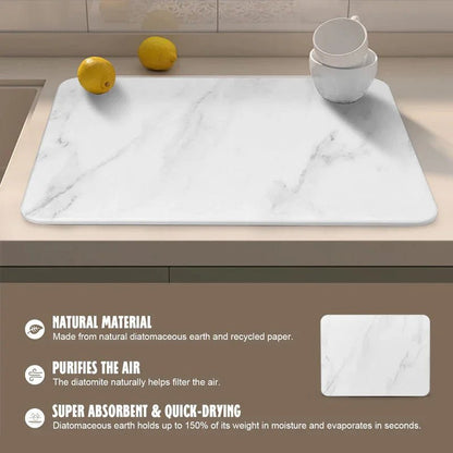 Diatomite Kitchen Table Hard Mat - Hearth & Lume