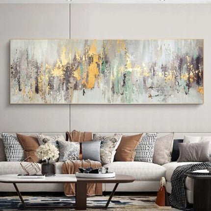 Living Room Canvas Core Spray - painted Decorative Painting - Hearth & Lume