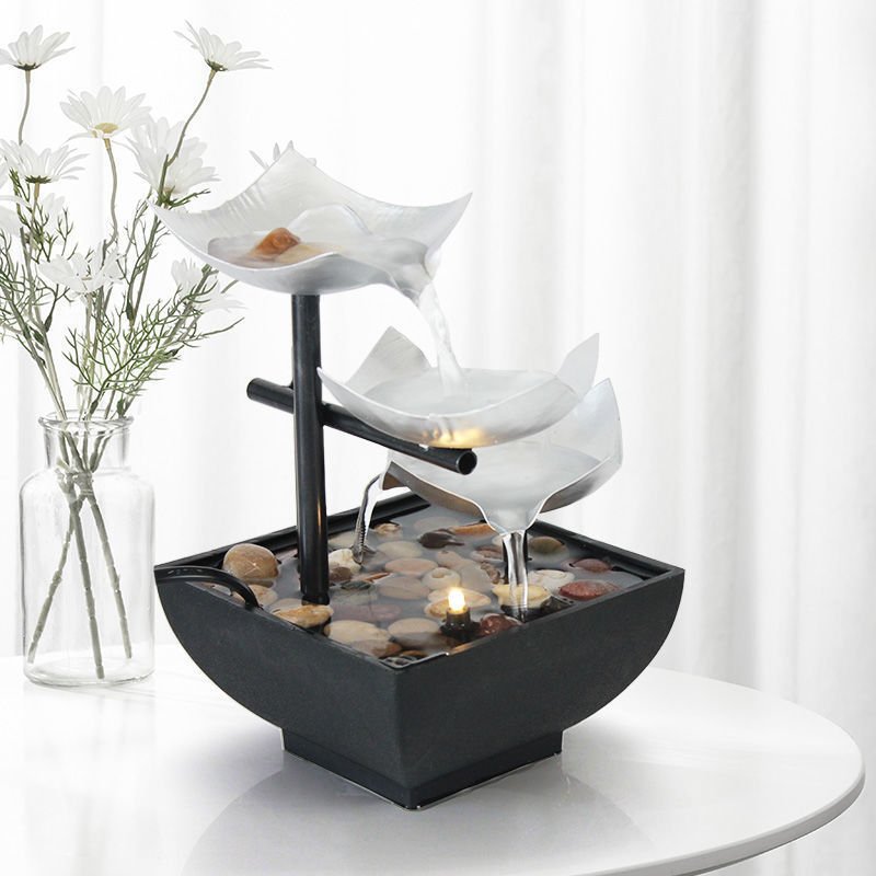 New Home Decoration Flowing Water Ornaments Desktop Fountain Crafts For Home Decor - Hearth & Lume