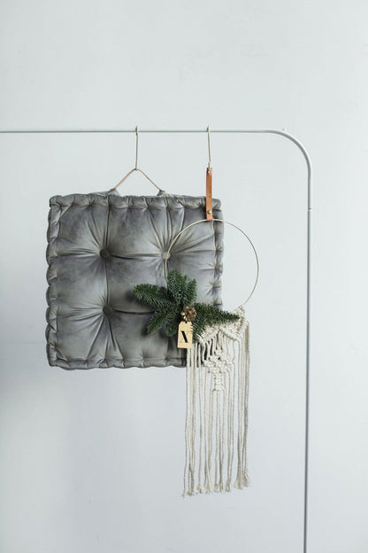 Simple Velvet Sofa Cushion Thickened Pillow - Hearth & Lume