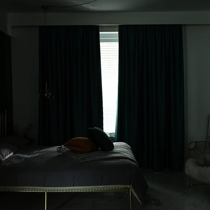 Thickening Double - sided Linen High Shading Jacquard Curtain - Hearth & Lume