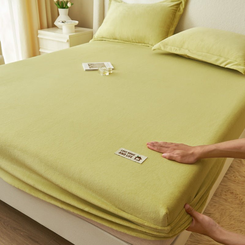 Fitted Sheet Fleece - lined Bedspread - Hearth & Lume