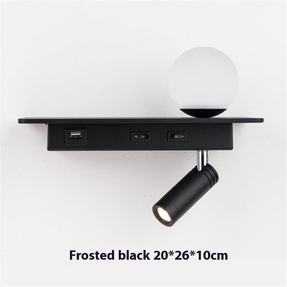 Modern Minimalist Bedroom Wall Lamp Corridor Aisle LED Light - Hearth & Lume