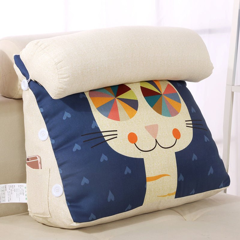 Neck Protection Pillow On Bed Removable And Washable - Hearth & Lume