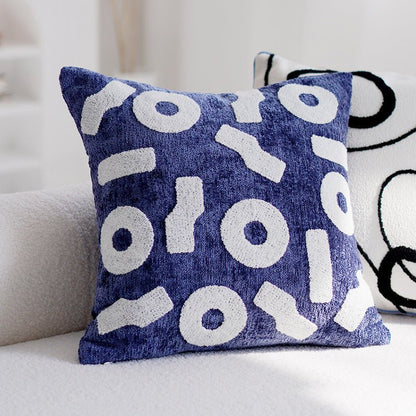 Original Simplicity Modern Blue Advanced Light Luxury Sofa Living Room Pillow Cover - Hearth & Lume