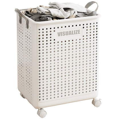 Multifunctional Folding Laundry Basket With Wheels - Hearth & Lume