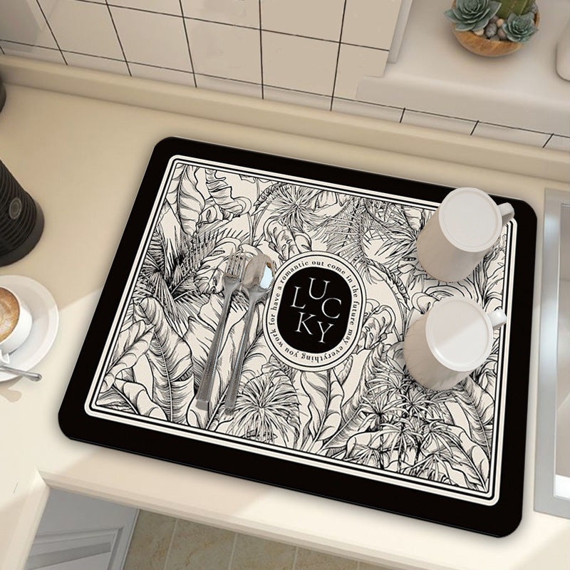 Diatom Ooze Absorbent Kitchen Table Mat