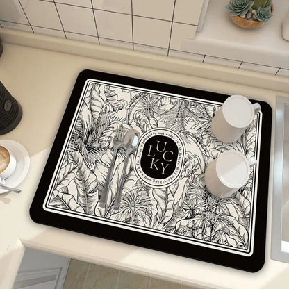 Diatom Ooze Absorbent Kitchen Table Mat - Hearth & Lume