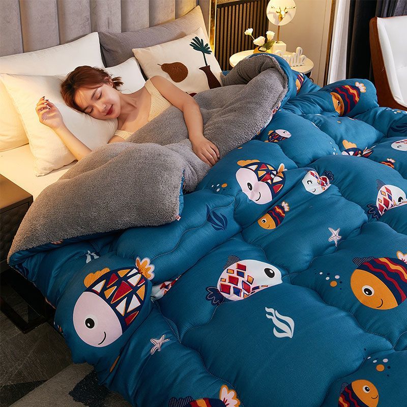 Lamb Cashmere Winter Quilt Thickened - Hearth & Lume