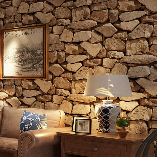 Fashion Living Room Brick Pattern Wallpaper - Hearth & Lume
