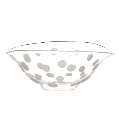 Polka Dot Applique Dessert Salad Bowl Home - Hearth & Lume