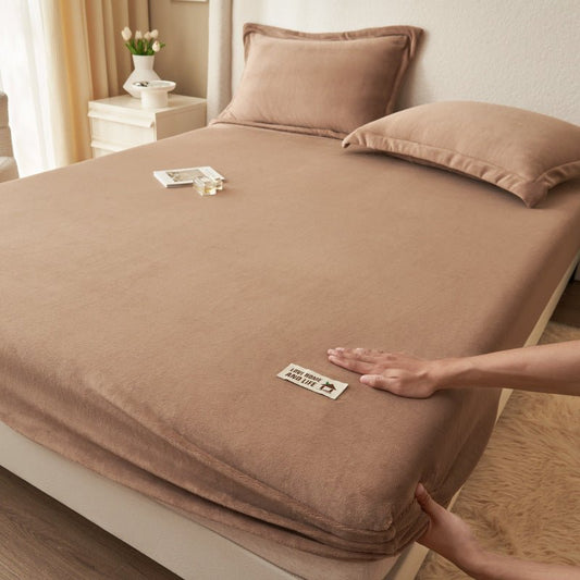 Fitted Sheet Fleece - lined Bedspread - Hearth & Lume