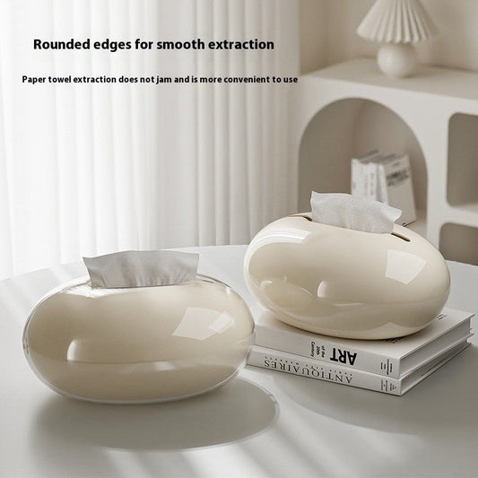 Creative Desktop Tissue Box Home High - end Entry Lux Artistic Advanced Sense - Hearth & Lume