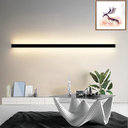 Minimalist Long Wall Bedroom Bedside Lamp - Hearth & Lume
