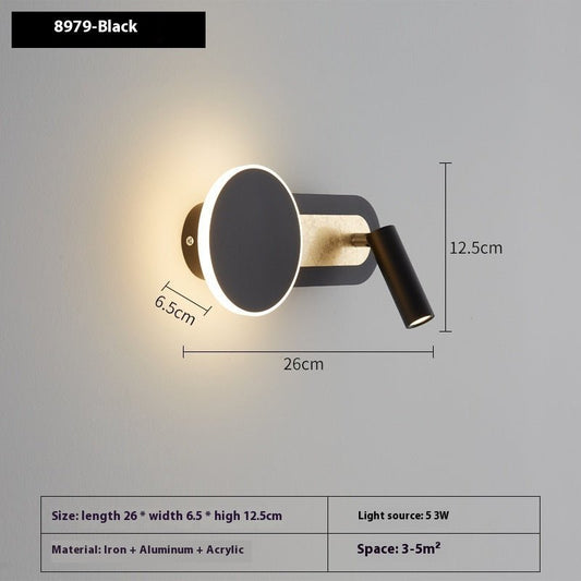 Bedroom Ambience Light Bedside Reading Wall Lamp - Hearth & Lume