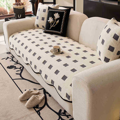 Winter Plush Sofa Cushion Non - slip Sofa Cushion - Hearth & Lume