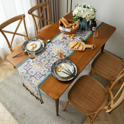 Vintage Jacquard National Style Suu Table Cloth - Hearth & Lume