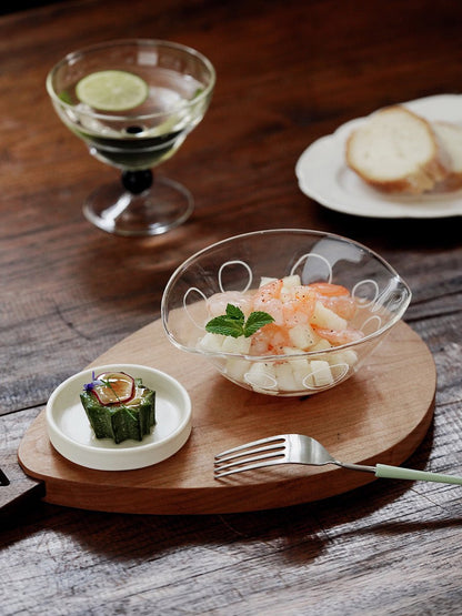 Polka Dot Applique Dessert Salad Bowl Home - Hearth & Lume