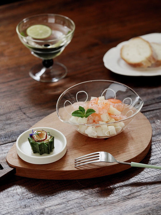 Polka Dot Applique Dessert Salad Bowl Home - Hearth & Lume