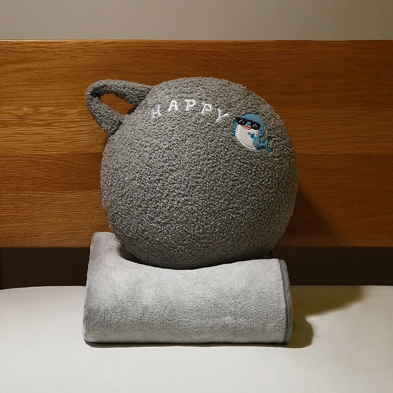 Pillow And Quilt Dual - use Two - in - one Nap Blanket Office Cushion - Hearth & Lume