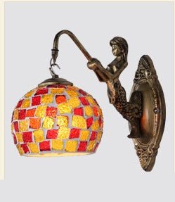 Retro Creative Bedroom Mermaid Wall Lamp - Hearth & Lume
