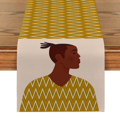 Table Runner National Geometric Tea Table - Hearth & Lume