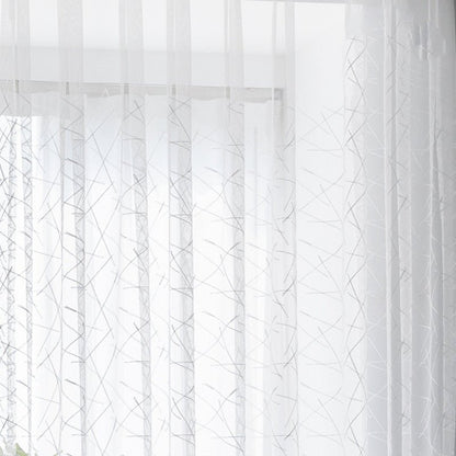 Living Room Bedroom Embroidery Yarn Curtain - Hearth & Lume