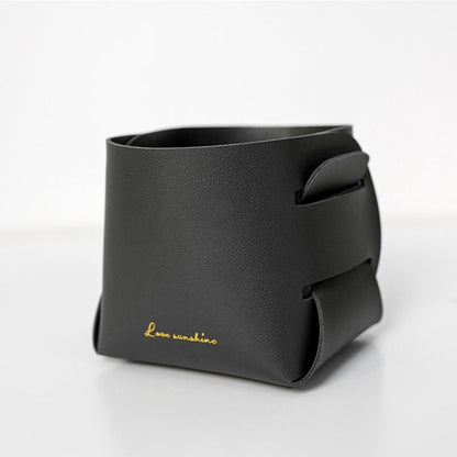 Desktop Sundries Leather Storage Box - Hearth & Lume