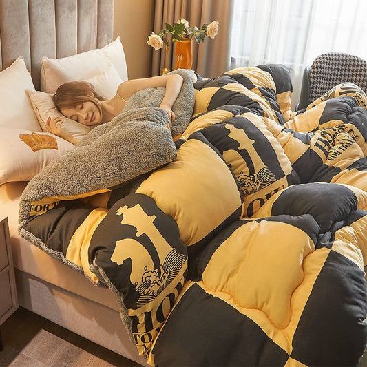 Lamb Cashmere Winter Quilt Thickened - Hearth & Lume