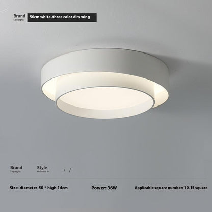 Led Ceiling Lamp Minimalist Creative Bedroom Light - Hearth & Lume