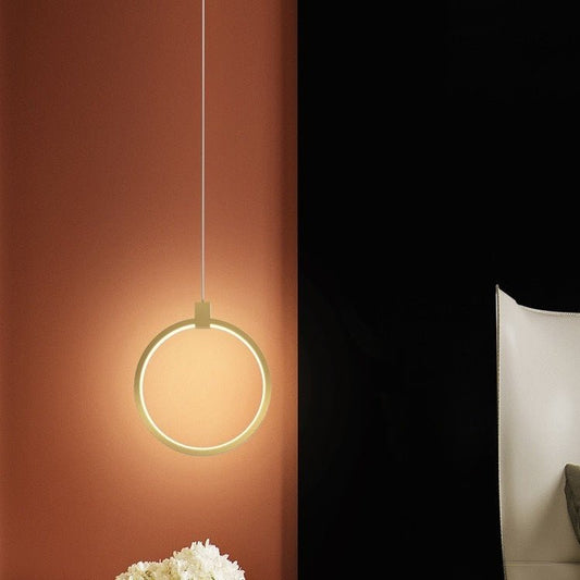 Copper Light Luxury Modern Minimalist Master Bedroom Living Room Background - Hearth & Lume