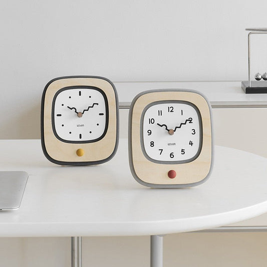 Mandelda Modern Minimalist Creative Clock Home Office Desk Decoration - Hearth & Lume