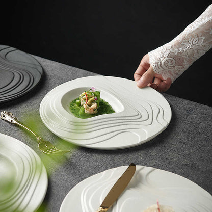 Dessert Steak Terrace Creative Ceramic Western Plate - Hearth & Lume
