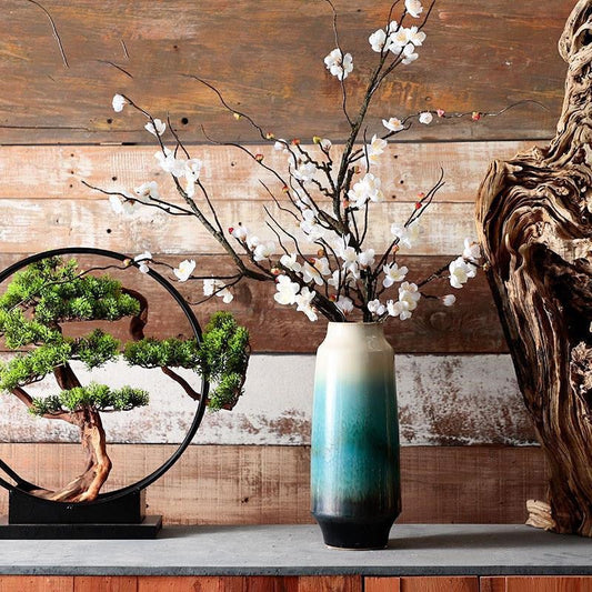 New Chinese Style Ceramic Vase Decoration Living Room TV - Hearth & Lume
